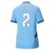 Manchester City Kyle Walker #2 Hjemmedrakt Dame 2024-25 Kortermet